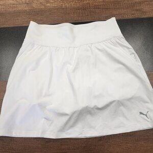 Puma White Skort, Size Medium